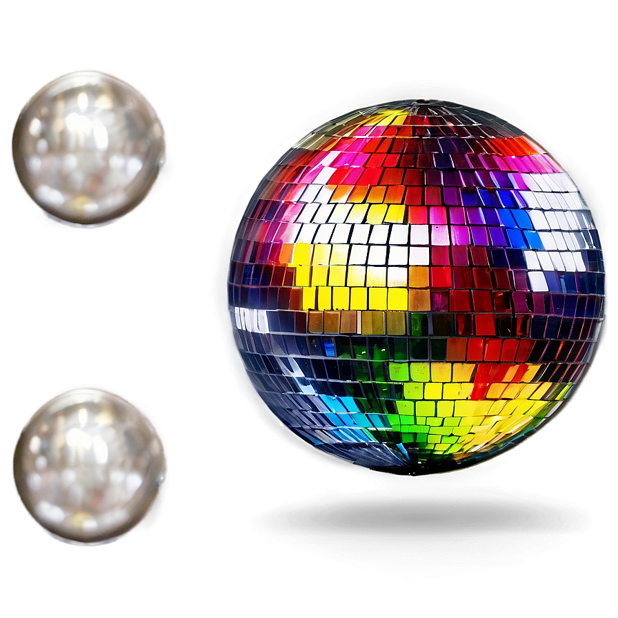 Colorful Disco Ball Illustration