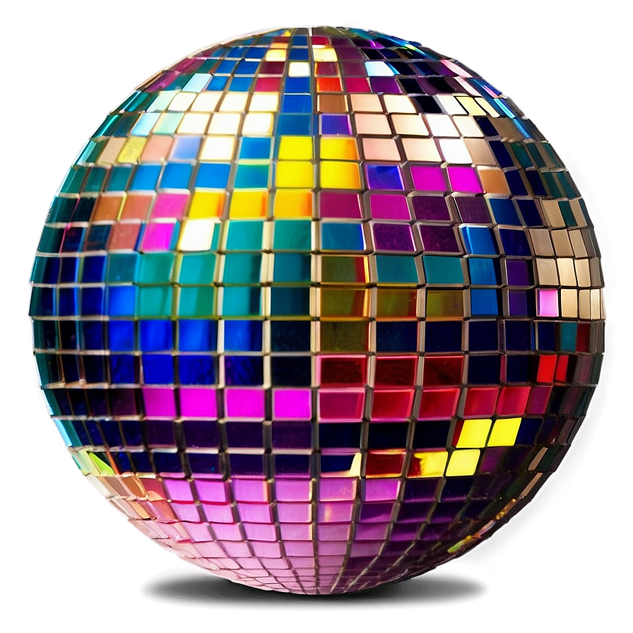 Colorful Disco Ball Reflections