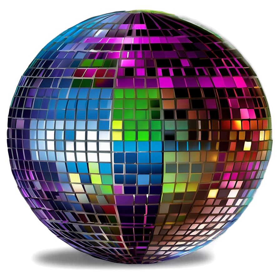 Colorful Disco Ball Sparkle