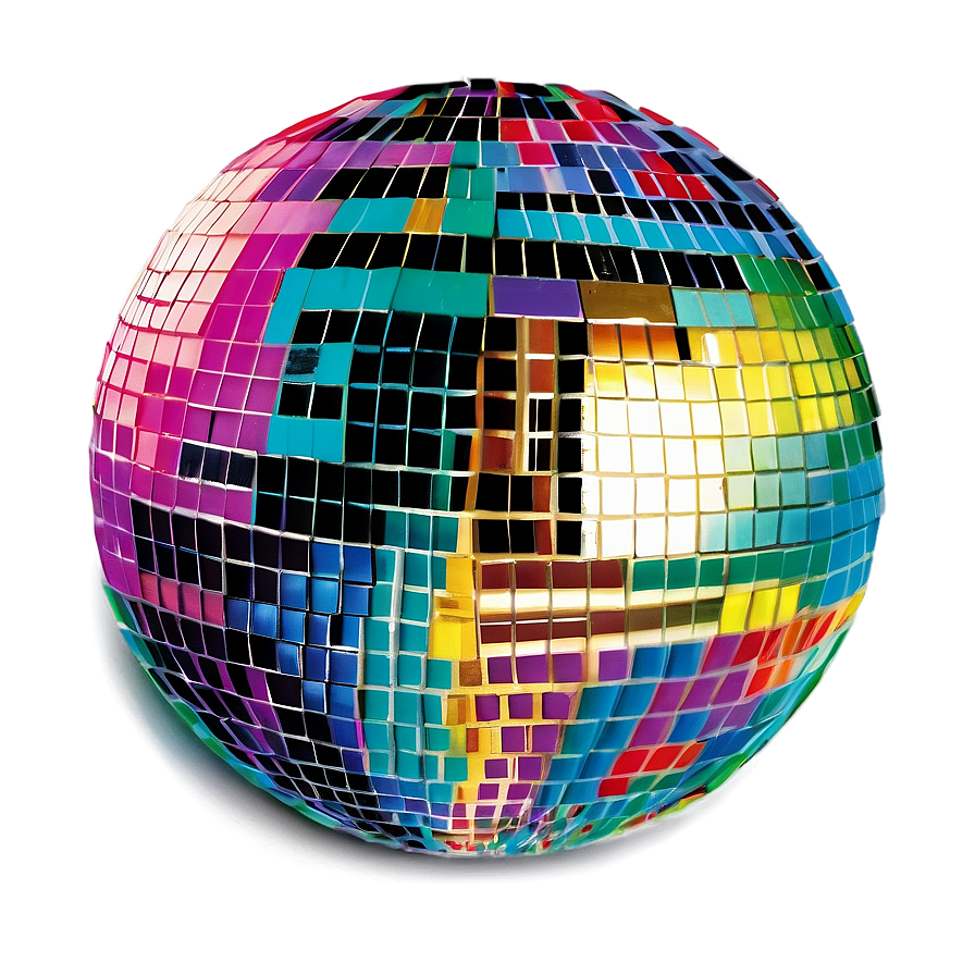 Colorful Disco Ball Sparkle