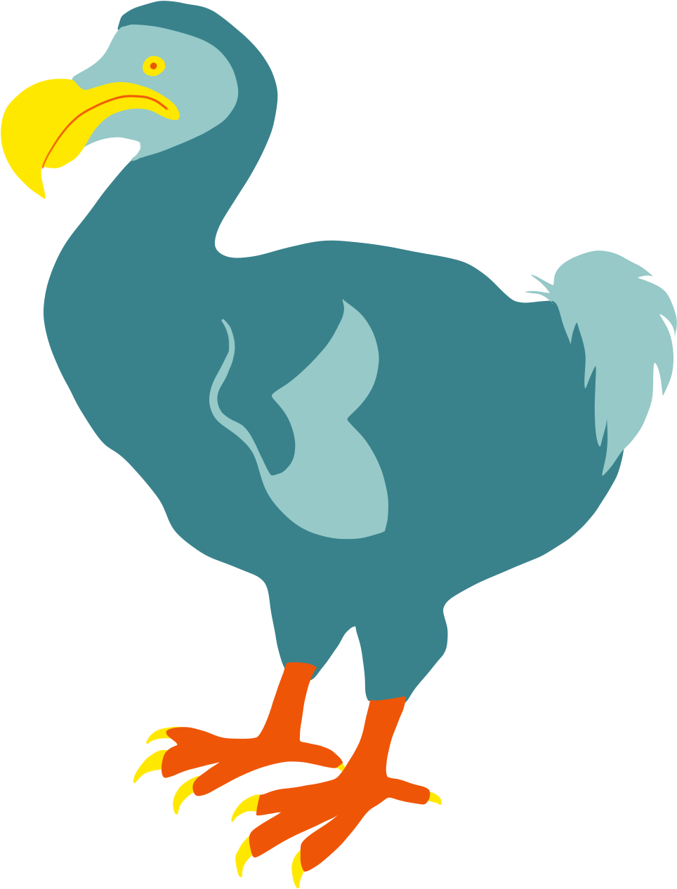 Colorful Dodo Bird Illustration