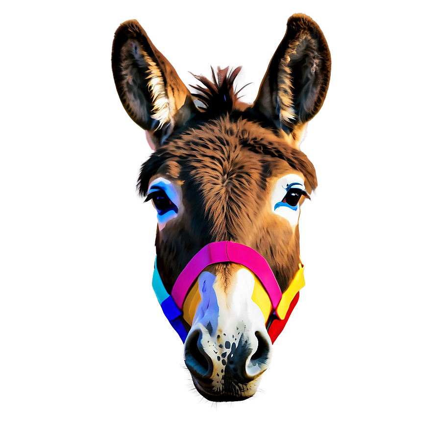 Colorful Donkey Png Pyd