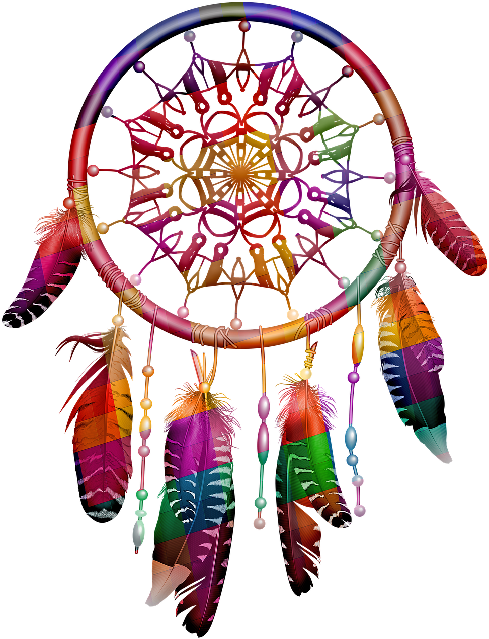 Colorful Dreamcatcher Artwork