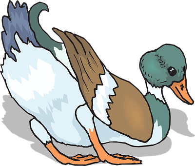 Colorful Duck Illustration