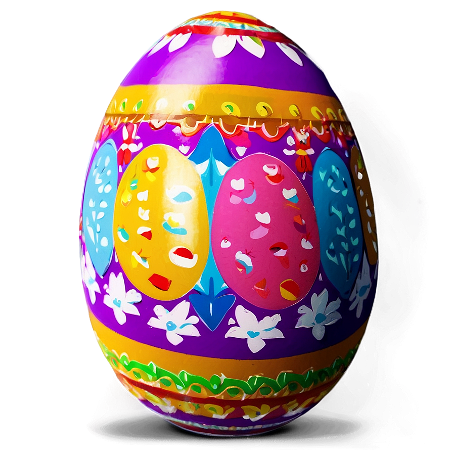 Colorful Easter Egg PNG hbc97 PNG with transparent background