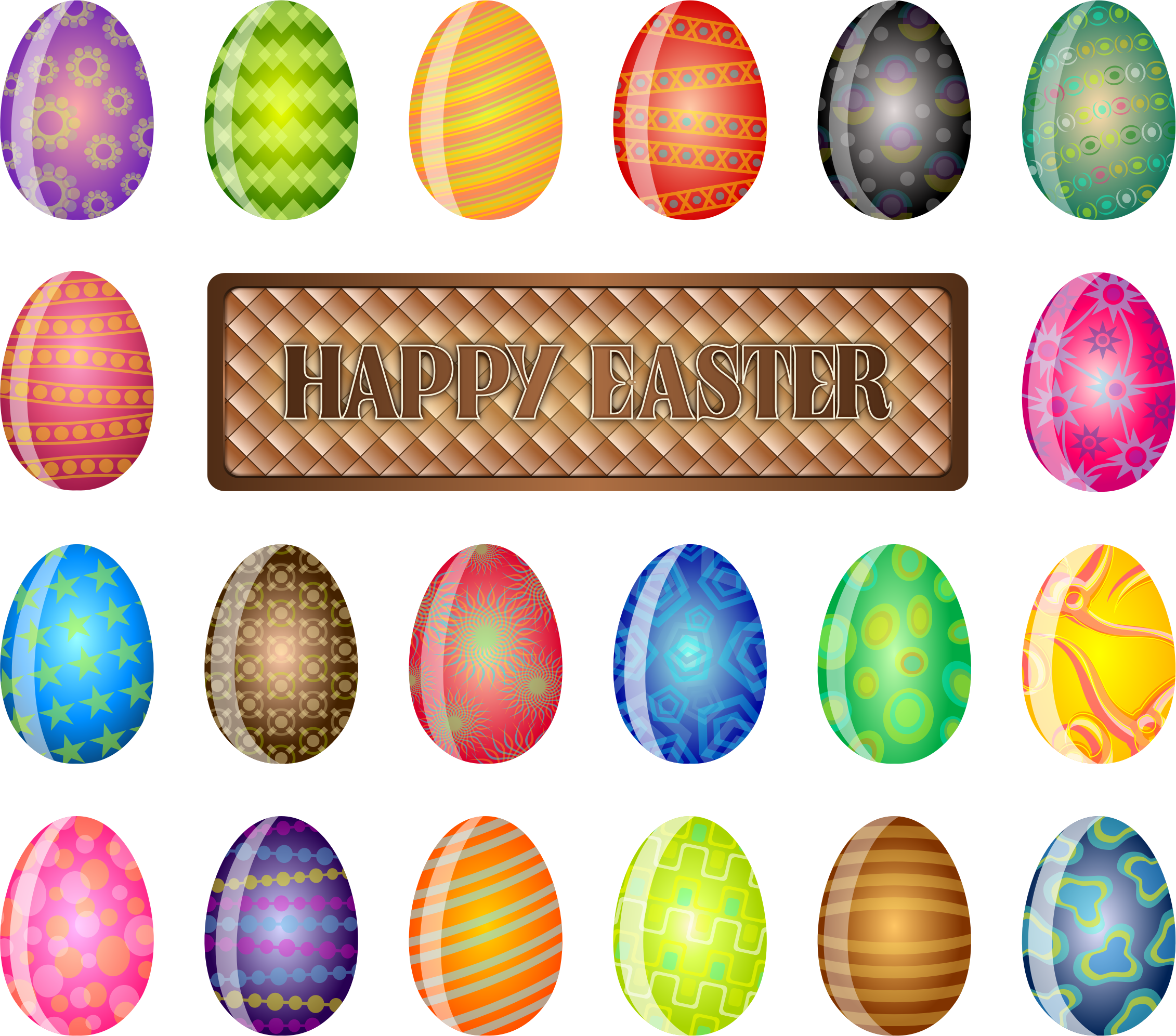 Happy Easter Sign Clip Arts - Easter, HD Png Download PNG with transparent background