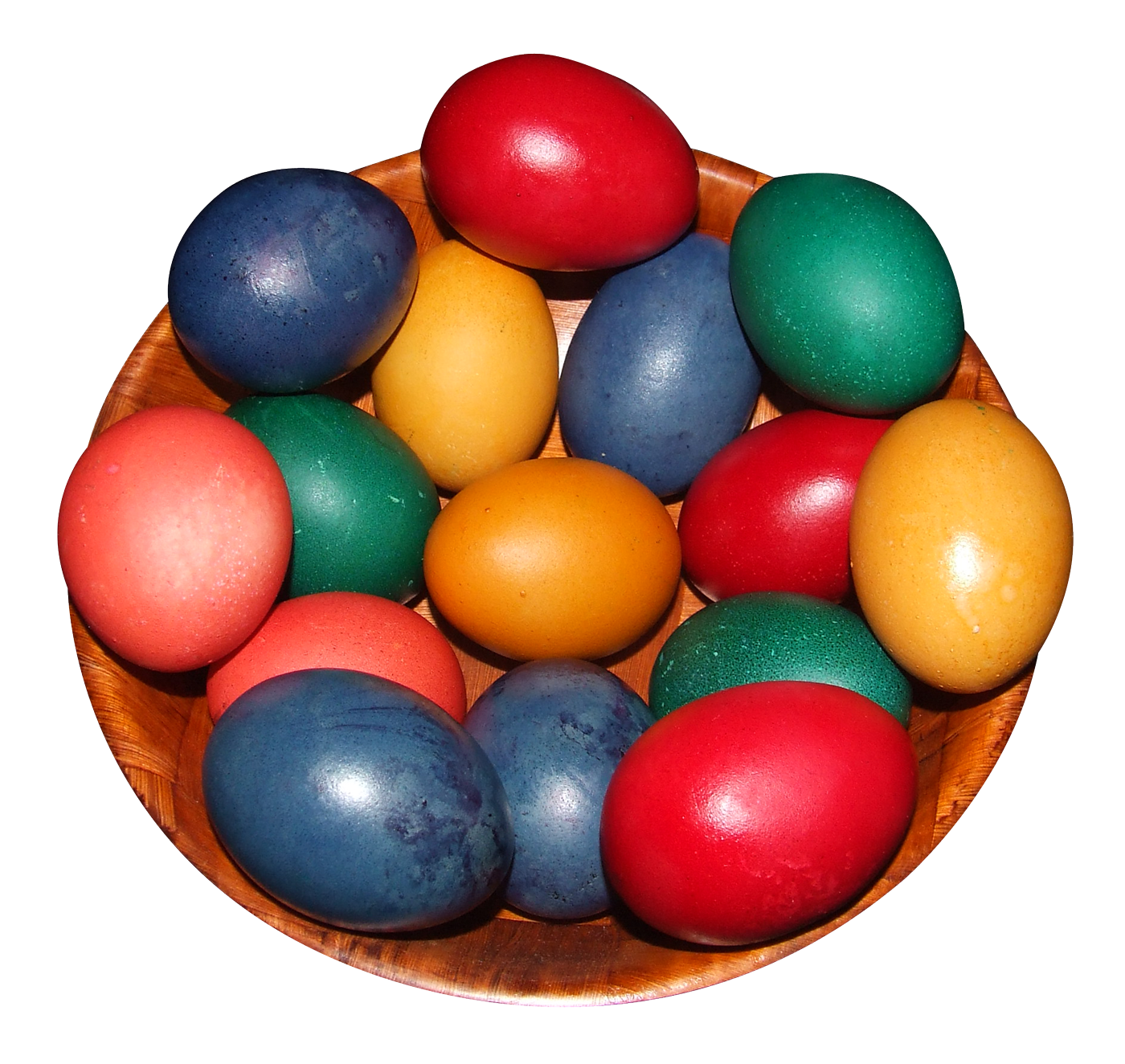 Colorful Easter Eggsin Bowl