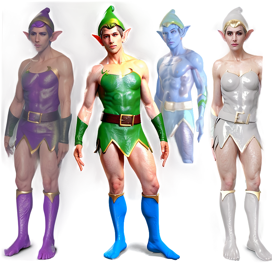 Colorful Elf Body Png 06282024