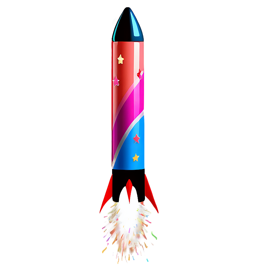 Colorful Firework Rocket PNG 06212024 PNG image with a transparent background, free high-resolution download