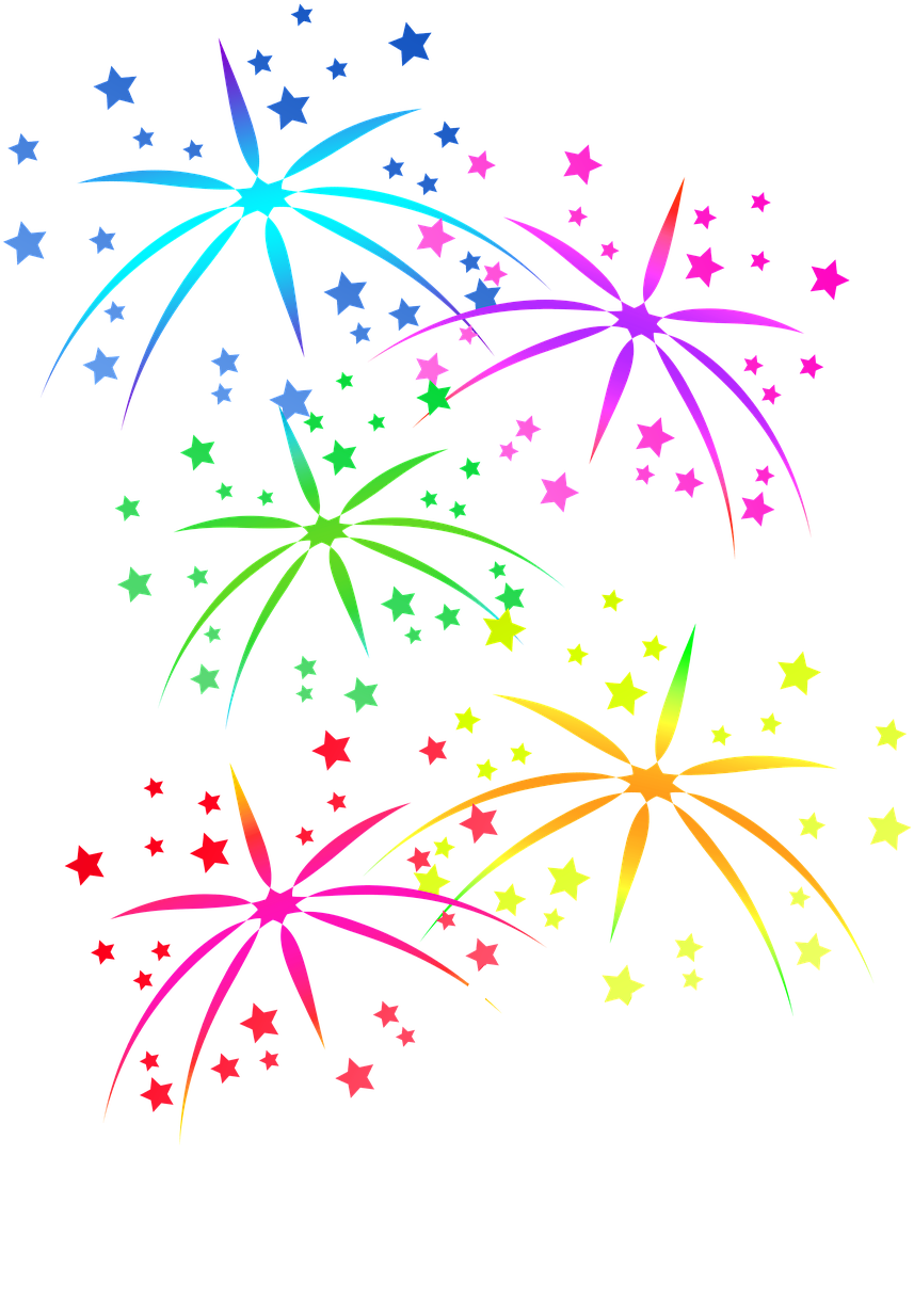 Colorful Fireworks Celebration