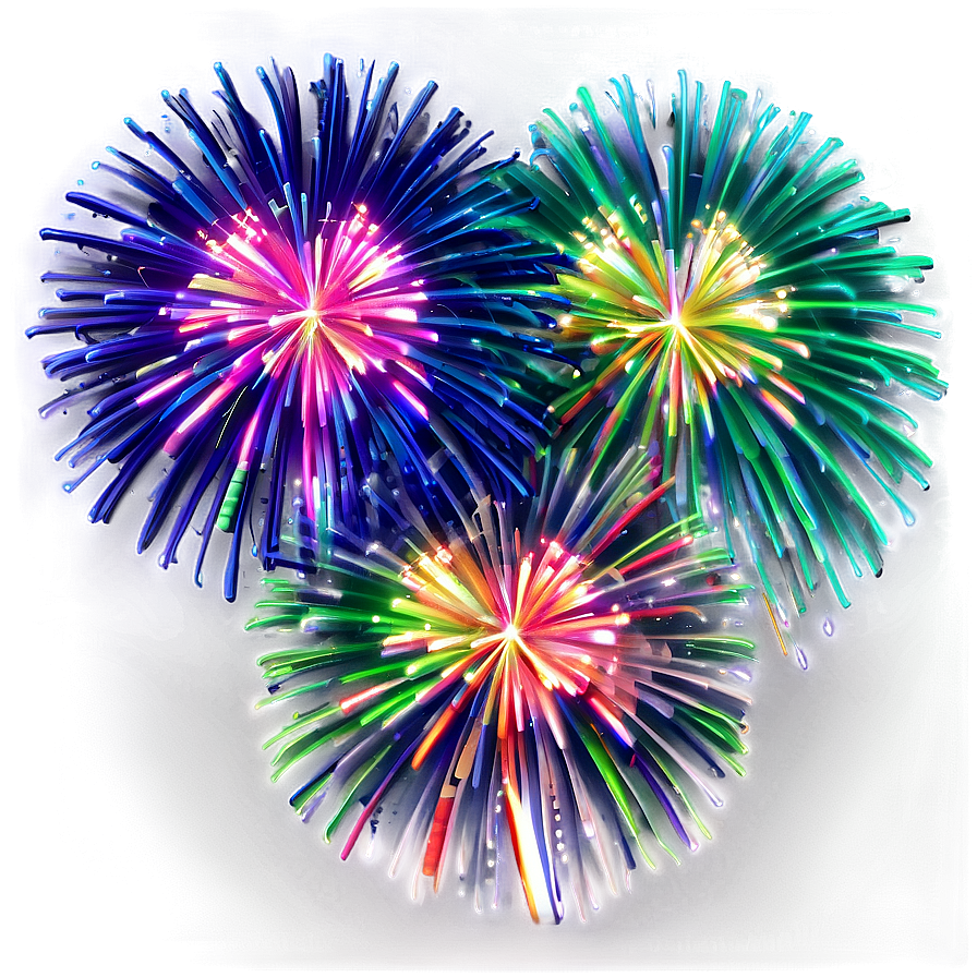 Colorful Fireworks PNG 05042024 PNG with transparent background