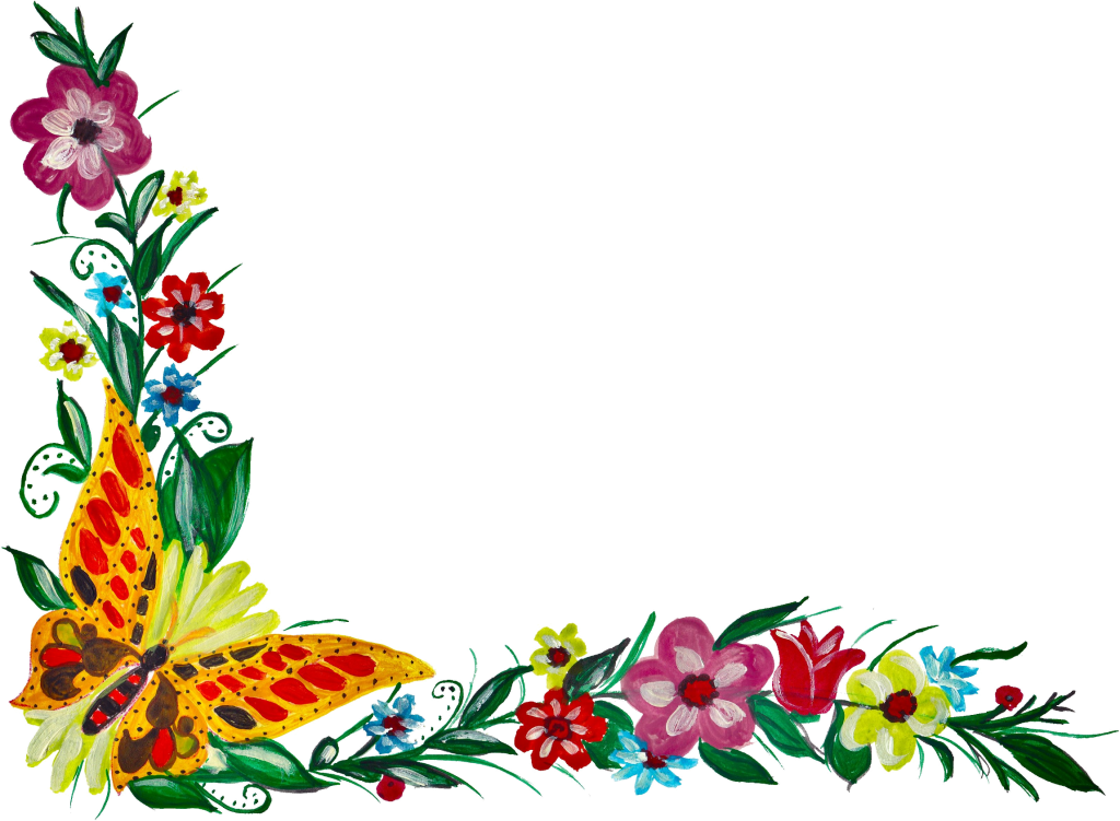 Transparent Flower Corner Png, Png Download PNG image with a transparent background, free high-resolution download
