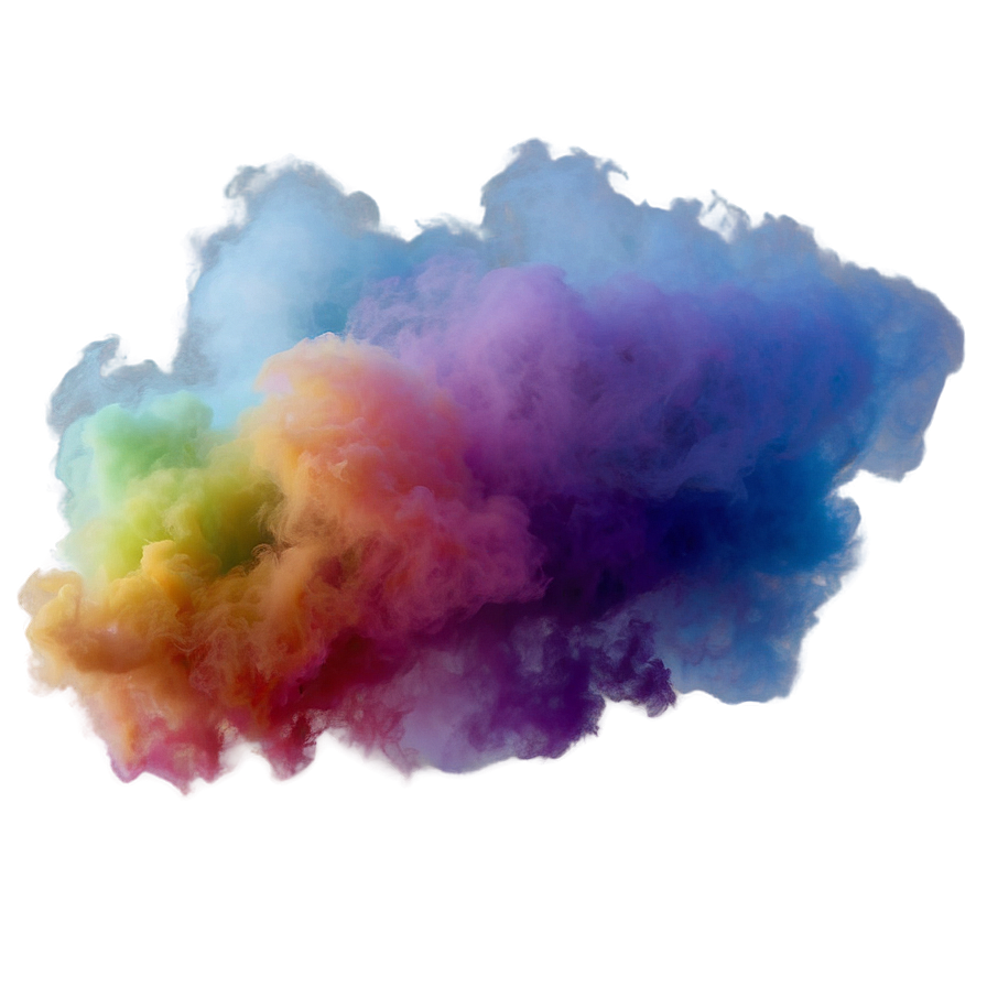 Colorful Fog PNG pmv PNG image with a transparent background, free high-resolution download