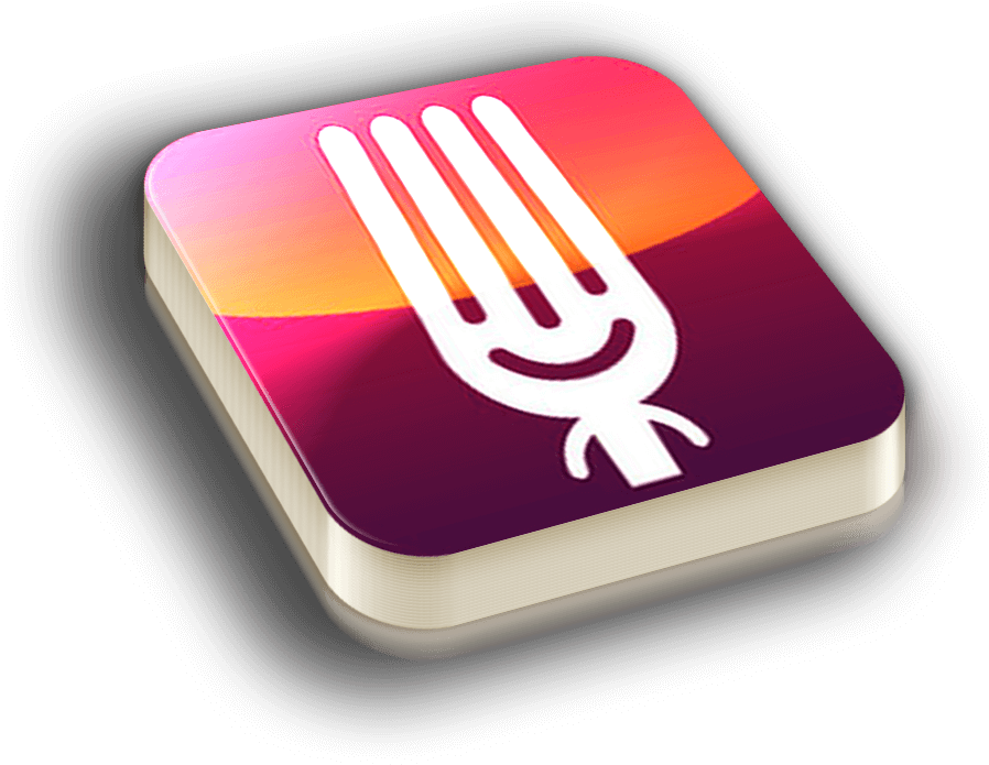 Colorful Food App Icon