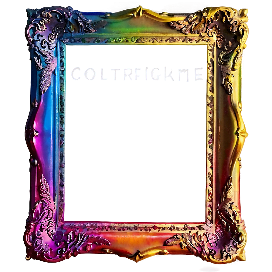 Colorful Frame Design Png 14