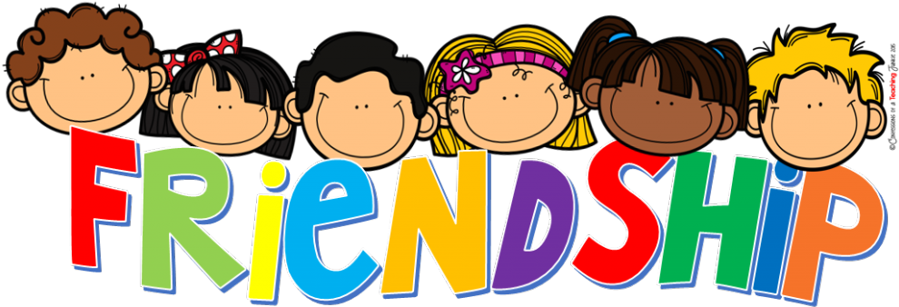 Colorful_ Friendship_ Cartoon PNG with transparent background