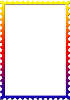 Colorful Gear Border Frame PNG image with a transparent background, free high-resolution download