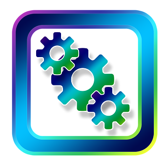 Colorful Gears Icon