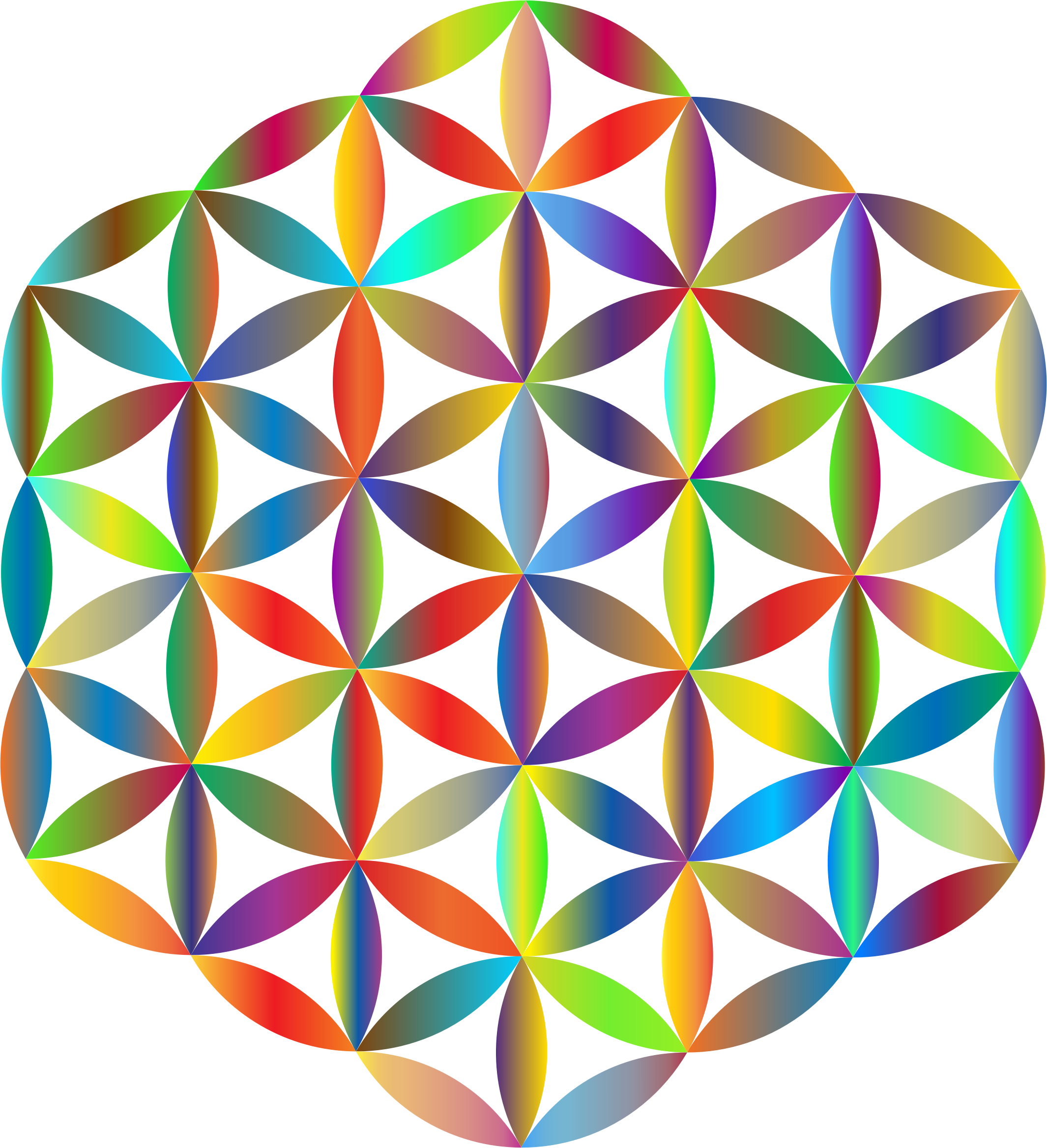 Colorful Geometric Pattern PNG with transparent background