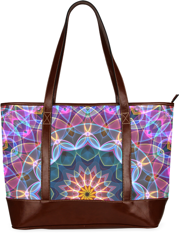 Colorful Geometric Pattern Tote Bag