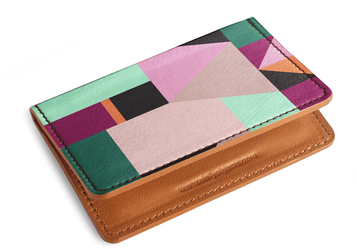 Colorful Geometric Pattern Wallet