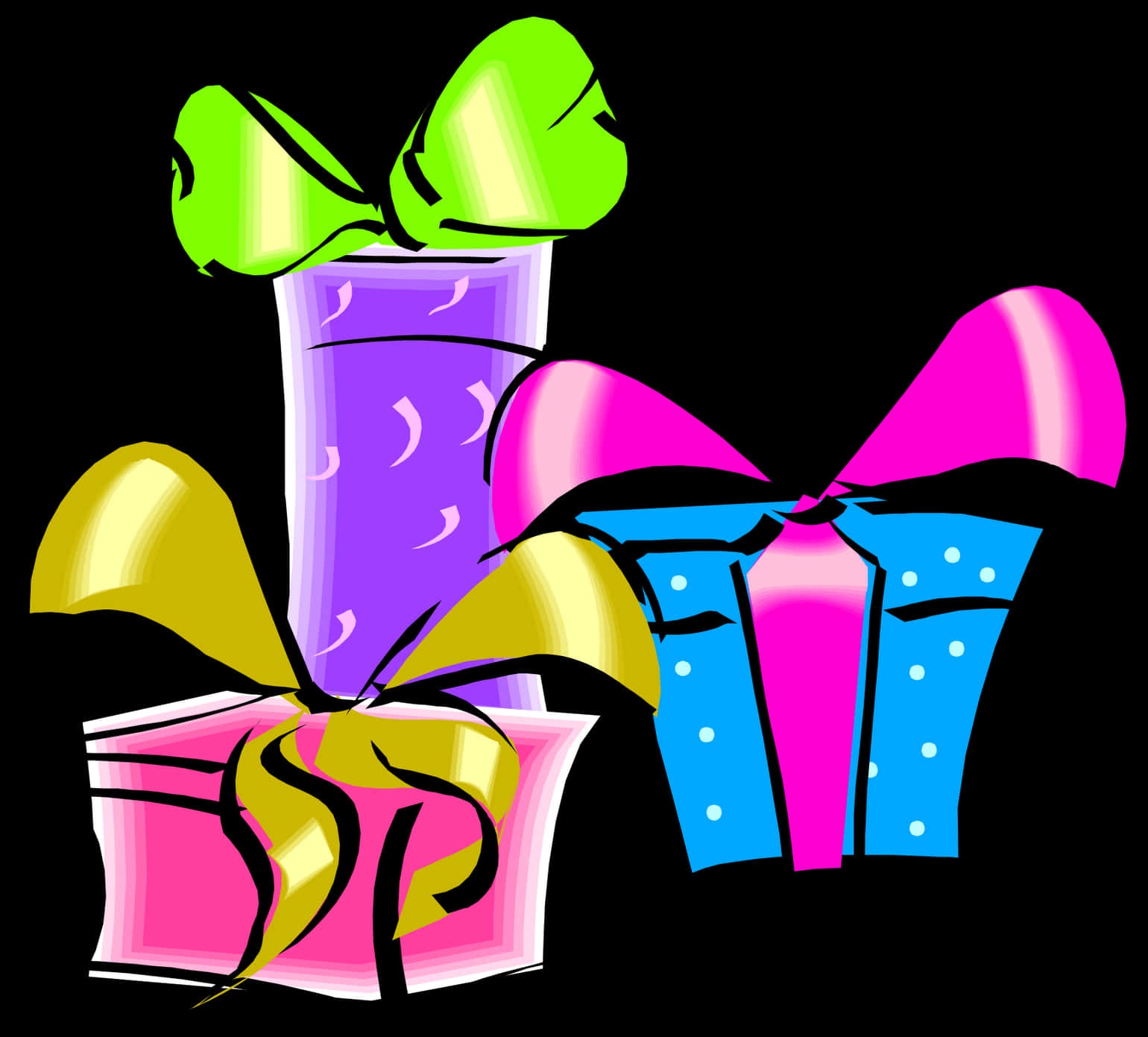 Birthday Gift Png Clip Art - Birthday Gifts Clipart Png, Transparent Png PNG image with a transparent background, free high-resolution download