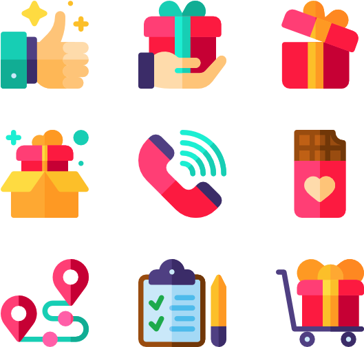 Colorful_ Gift_ Icons_ Set