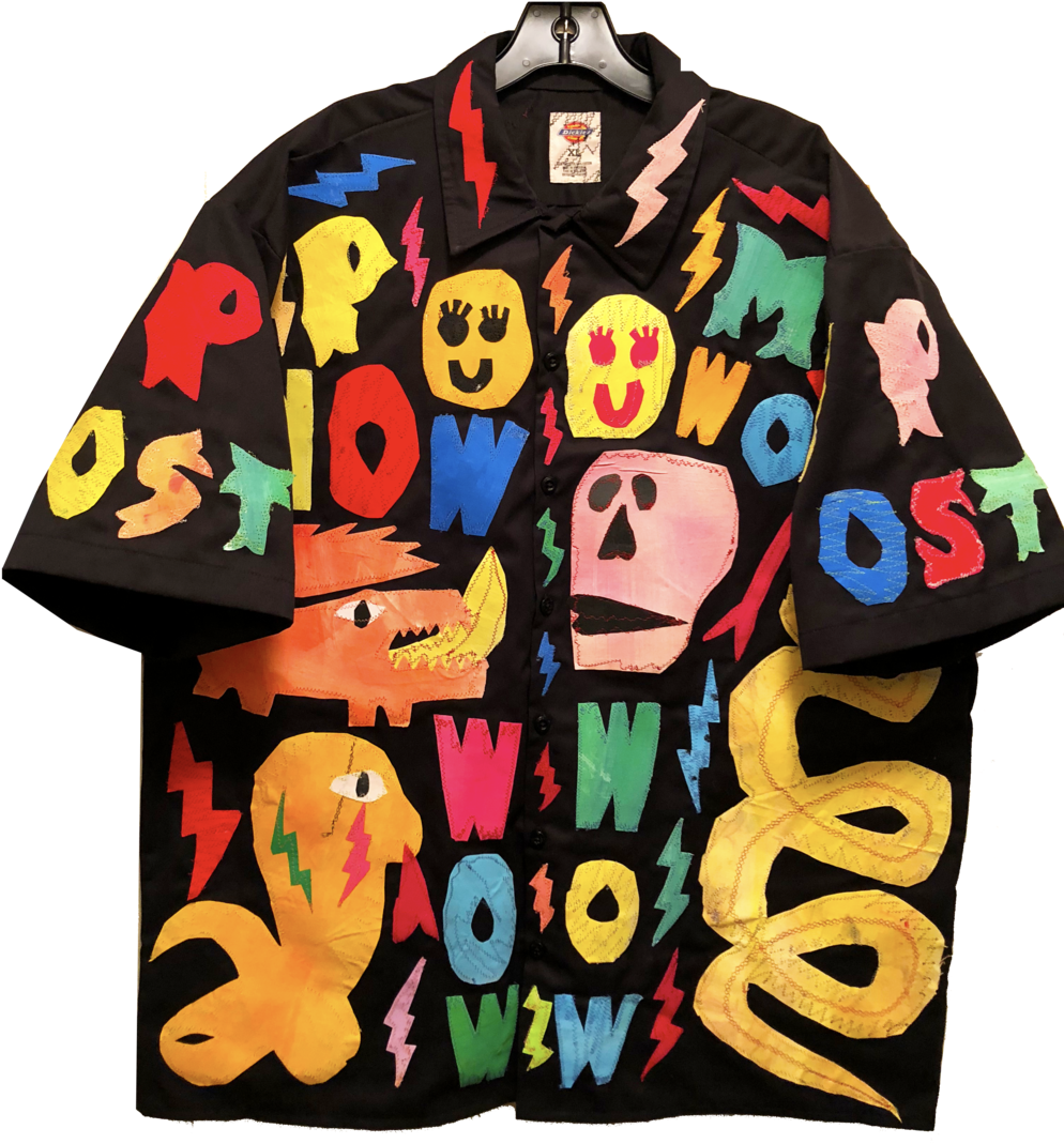 Colorful Graffiti Art Shirt PNG with transparent background