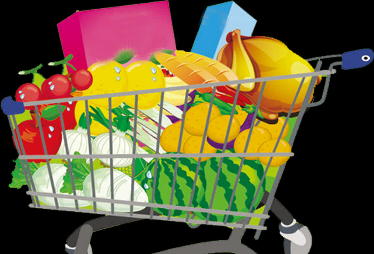Shopping Cart Supermarket - Shopping Cart, HD Png Download PNG image with a transparent background, free high-resolution download