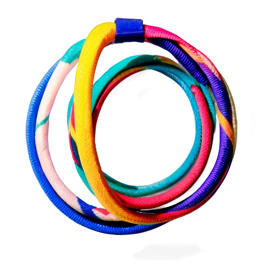 Colorful Hair Elastic Png Gra40