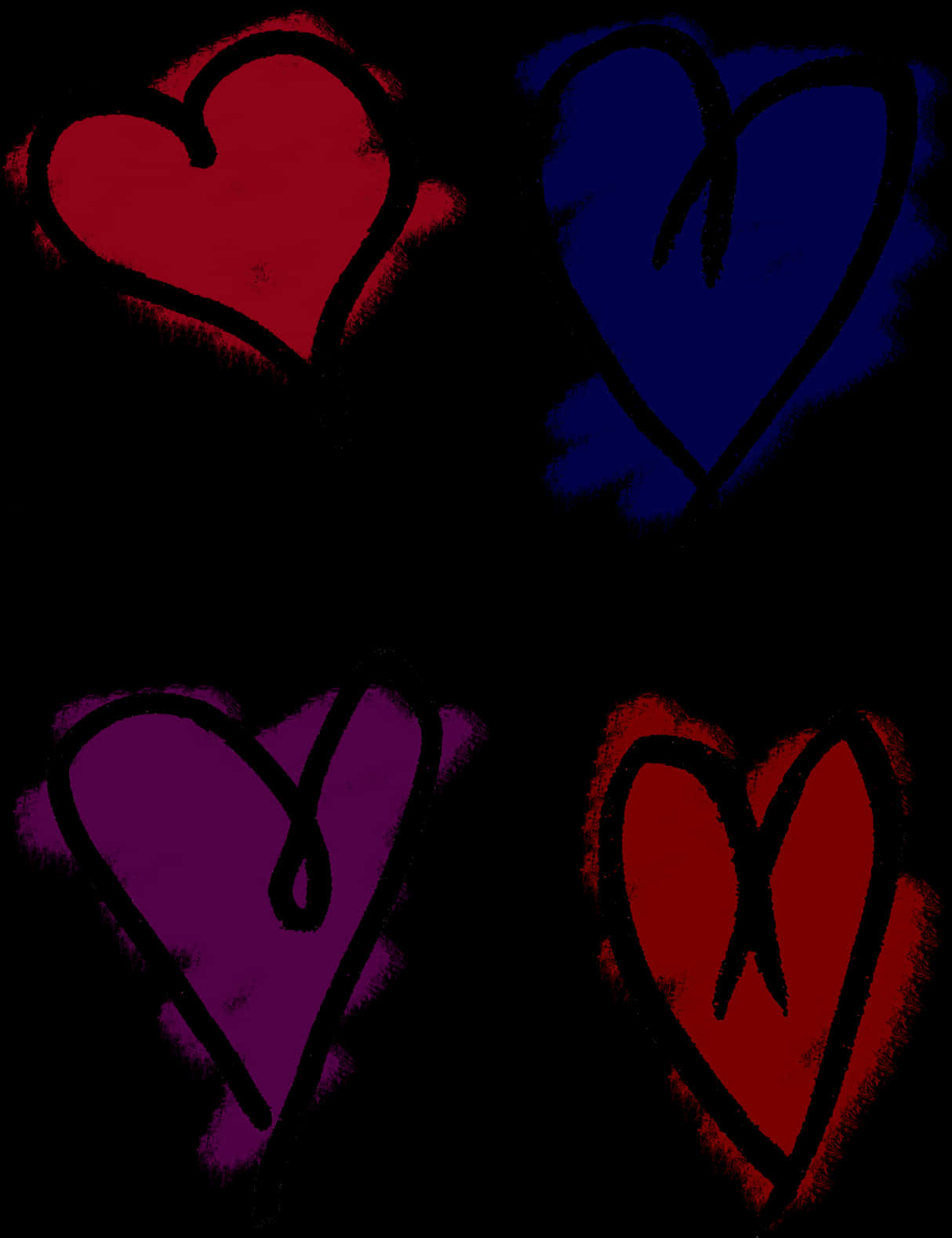 Heart Drawing Clip Art - Hand Drawn Hearts Png, Transparent Png PNG image with a transparent background, free high-resolution download