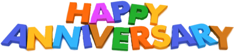 Happy Magnet Letters Transparent - Transparent Background Happy Anniversary Clipart, HD Png Download PNG with transparent background