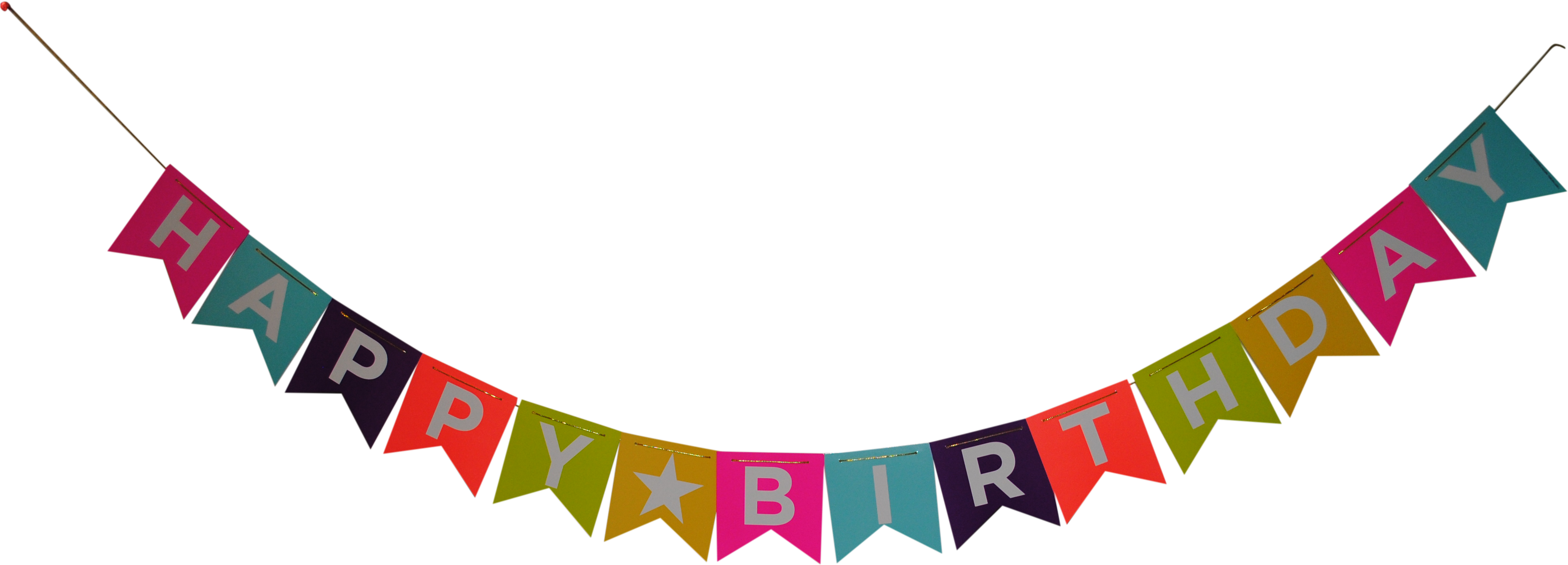 Colorful Happy Birthday Banner