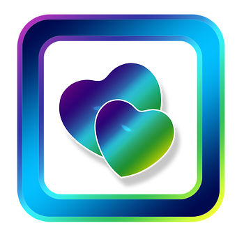 Colorful Hearts Icon