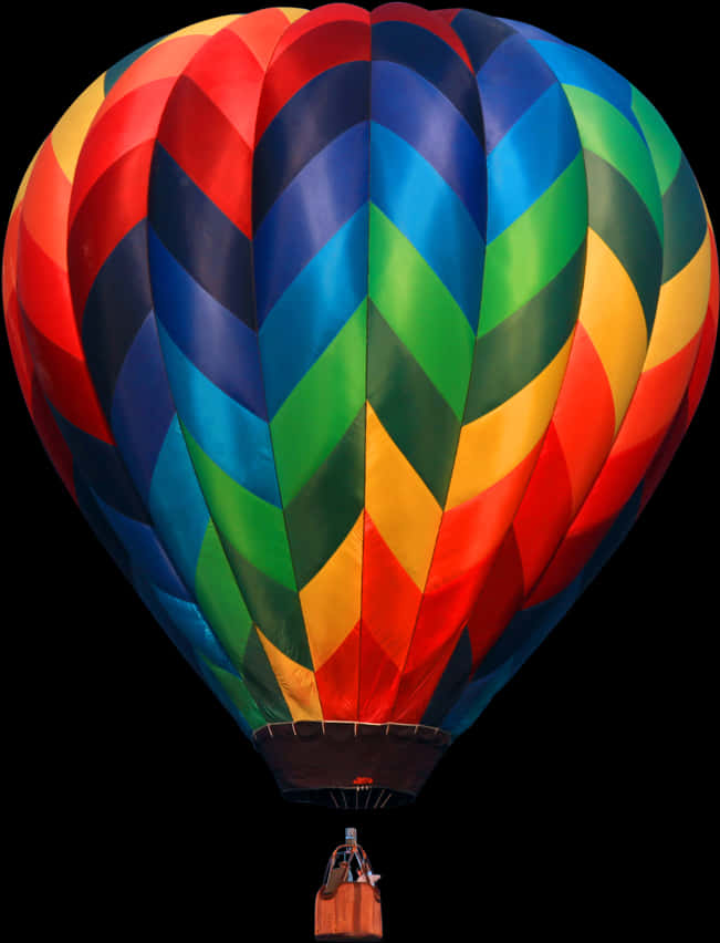 Colorful Hot Air Balloon Transparent Background