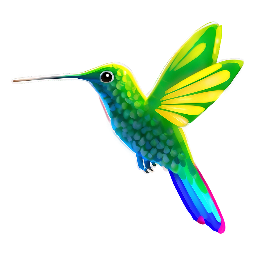 Colorful Hummingbird Png 51