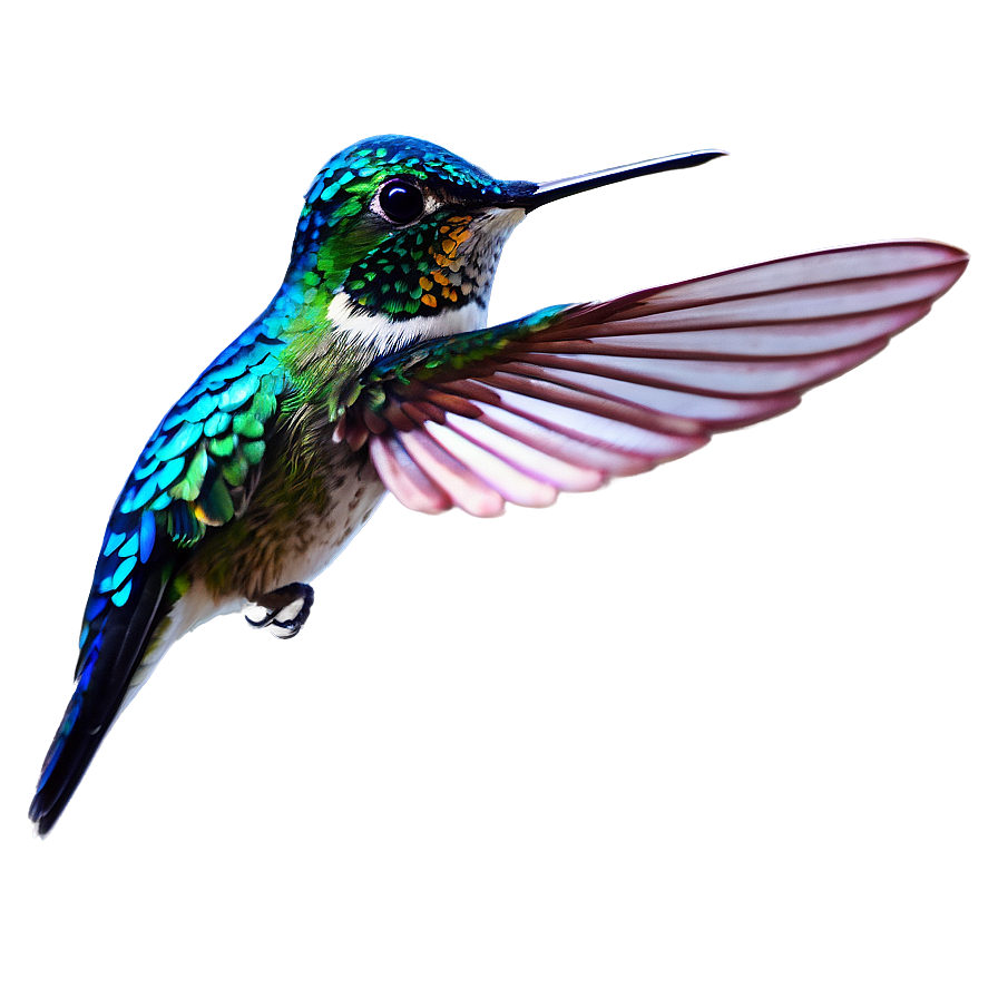 Colorful Hummingbird Png Qof58