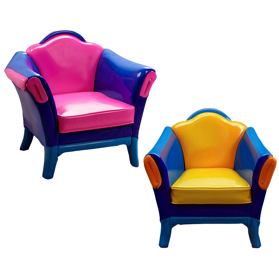 Colorful Kids Armchair Png 06262024