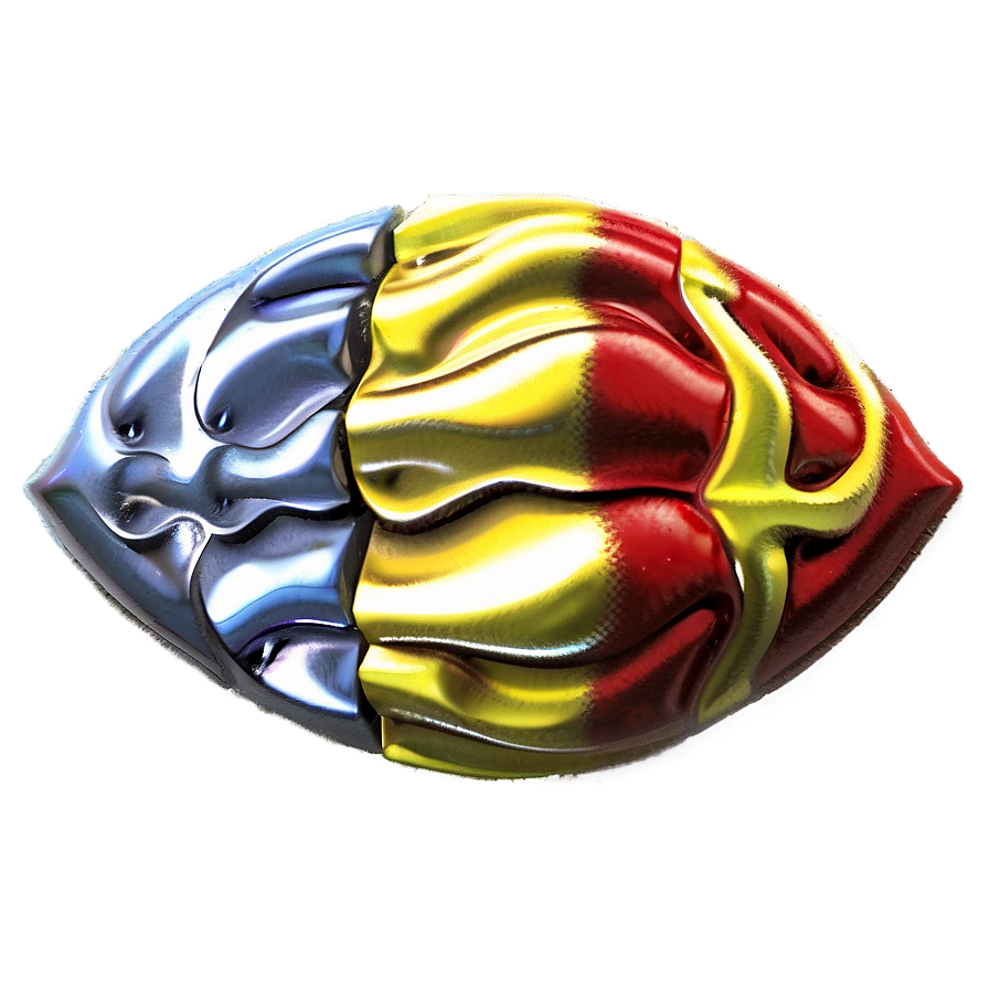 Colorful Kiss Mask Sculpture PNG image with a transparent background, free high-resolution download