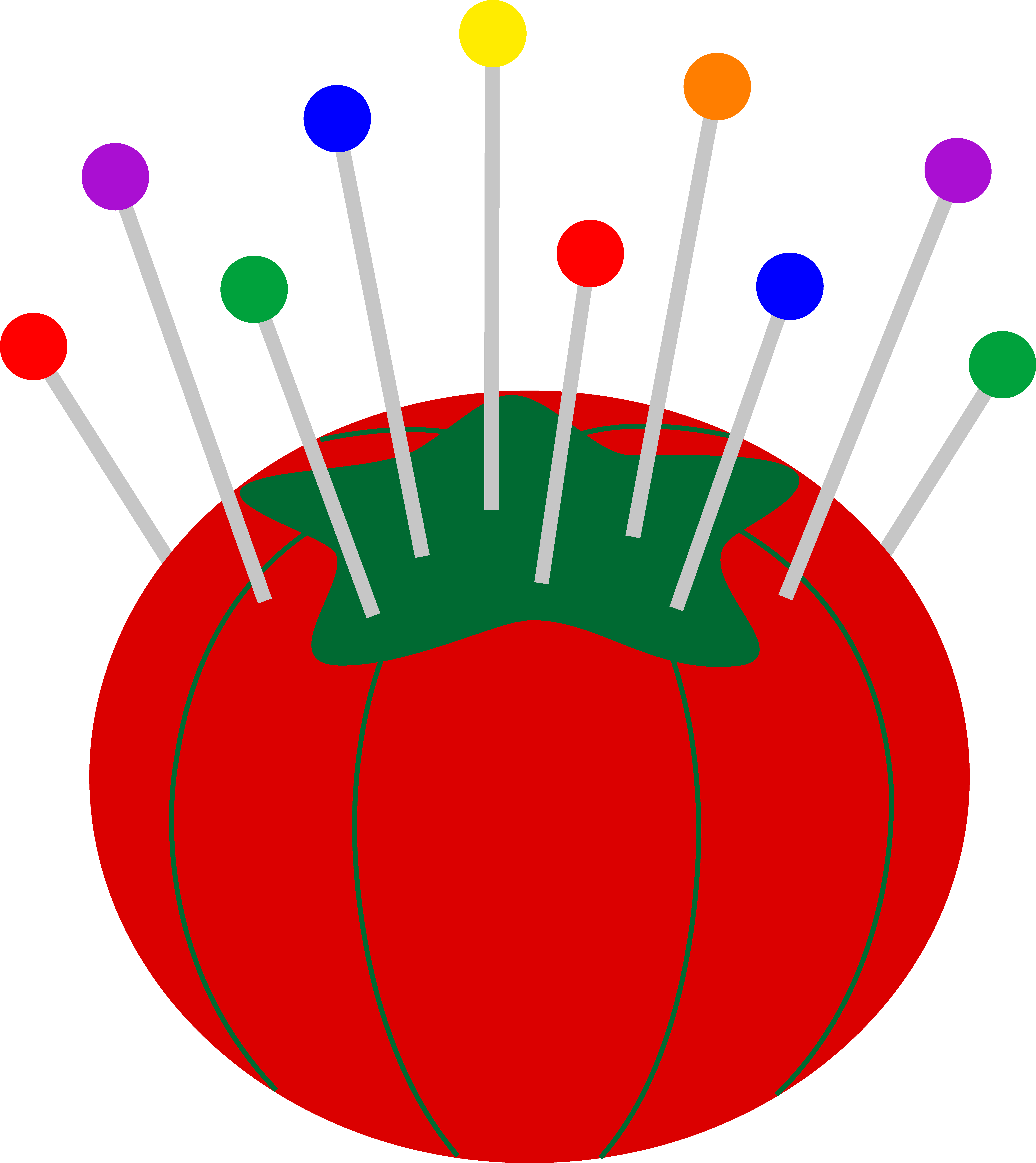 Thread Clipart - Clip Art Pin Cushion, HD Png Download PNG with transparent background
