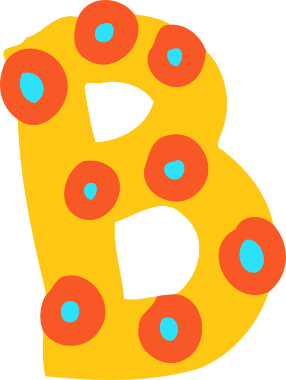 Colorful Letter B Illustration