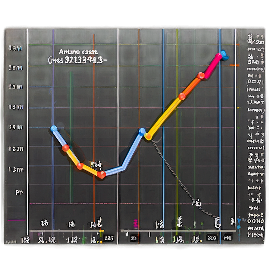 Colorful Line Chart Png Crg20