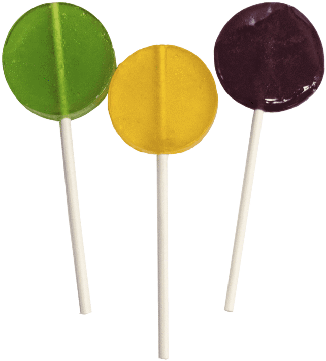 Colorful Lollipops Array