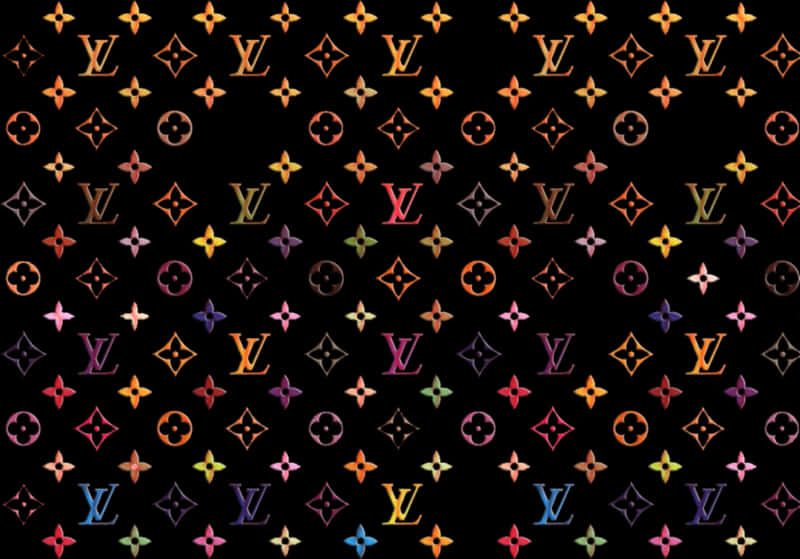 Colorful Louis Vuitton Pattern