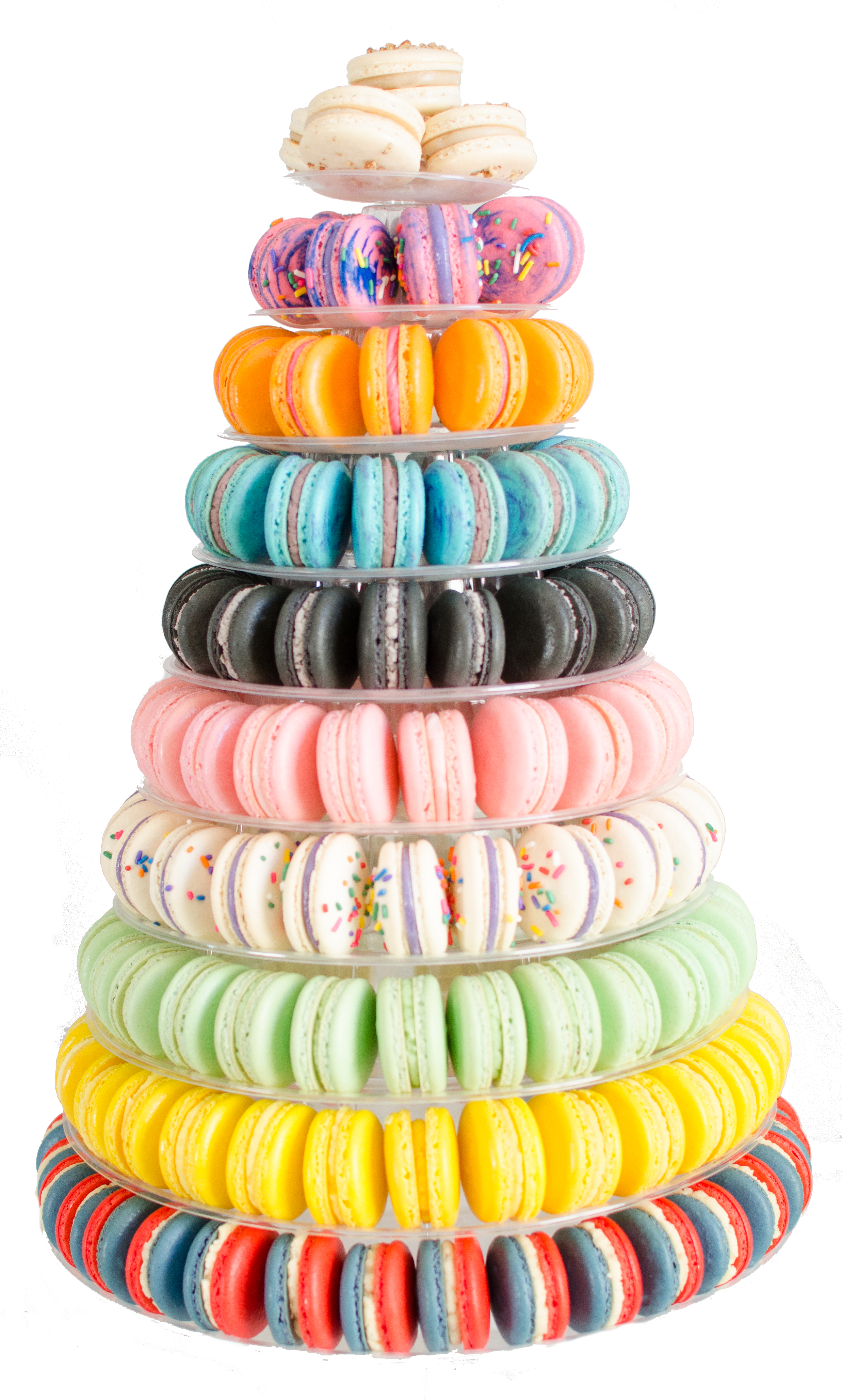 Colorful Macaron Tower