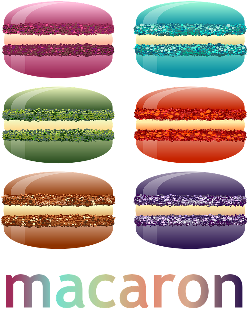 Colorful Macarons Collection