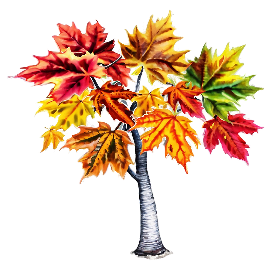 Colorful Maple Trees Png Eot