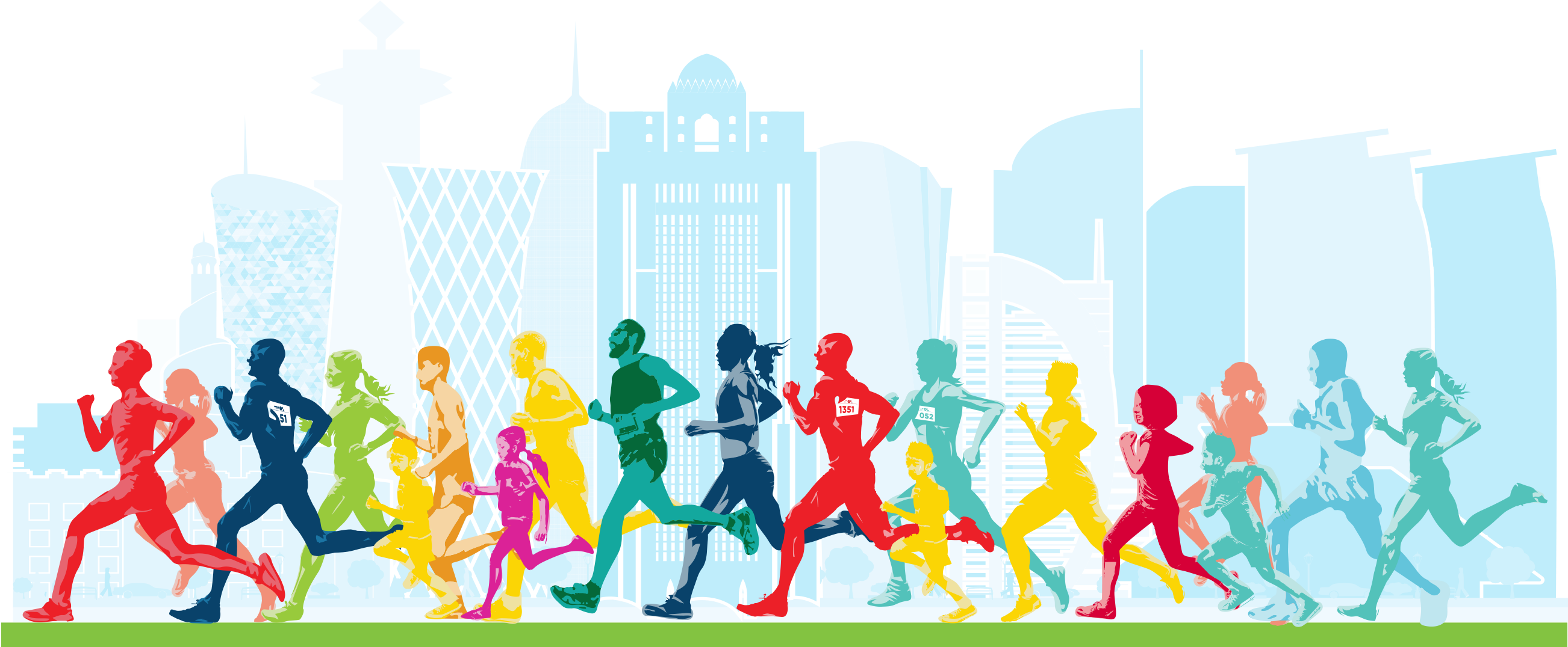 Ooredoo Marathon Qatar 2019, HD Png Download PNG with transparent background