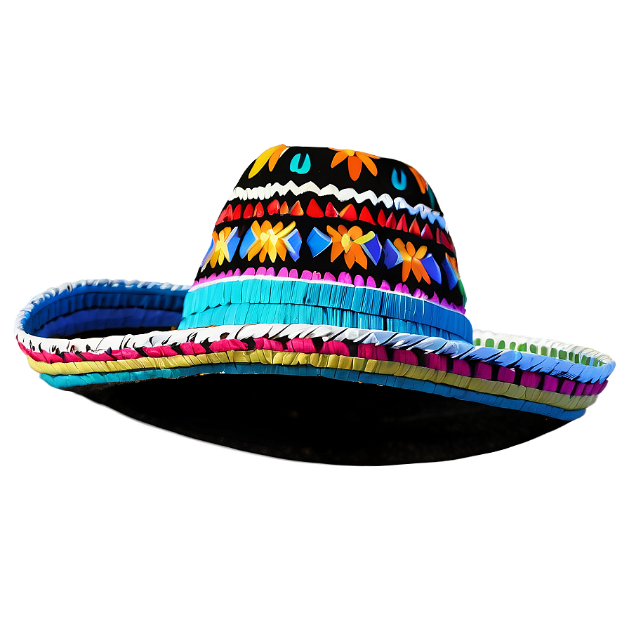 Colorful Mexican Hat Png 06122024