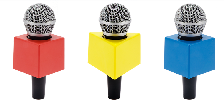 Colorful Microphone Heads